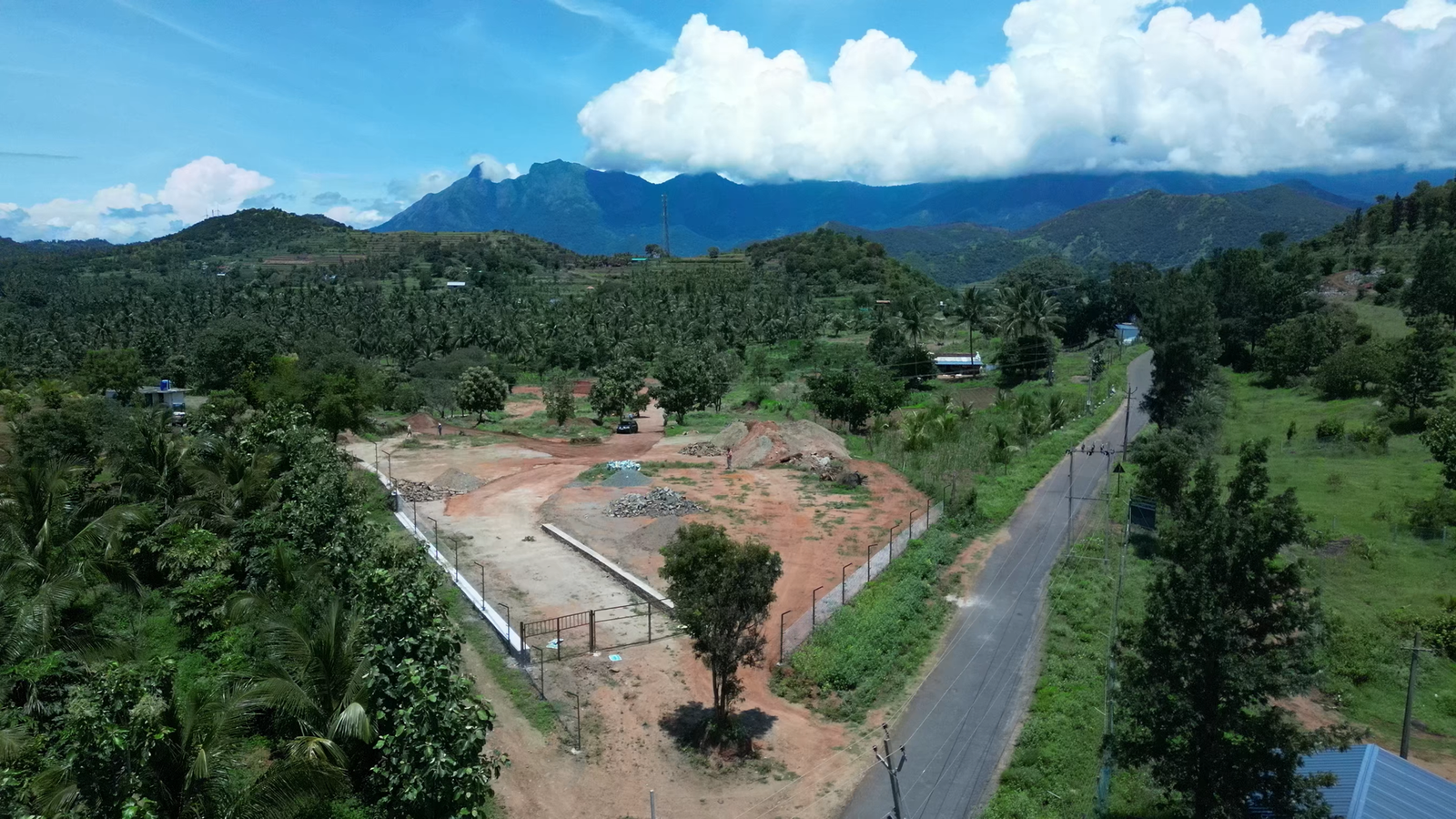 Actual Swadesha Eco Viva landscape near Agali, Attappady