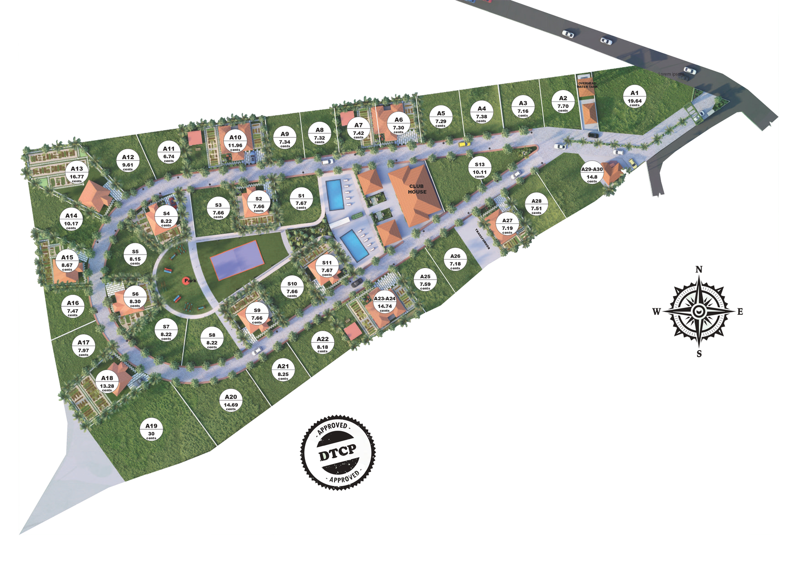 Original full site plan for Swadesha Eco Viva